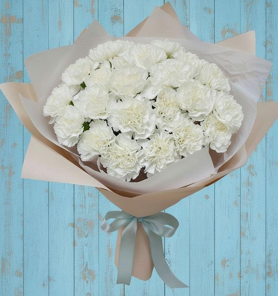 Букет цветов из: Гвоздики в Светогорске