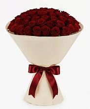 Букет 101 Бордовая роза Блэк Бакарра в Светогорске