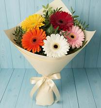 Букет цветов из:  Герберы в Светогорске