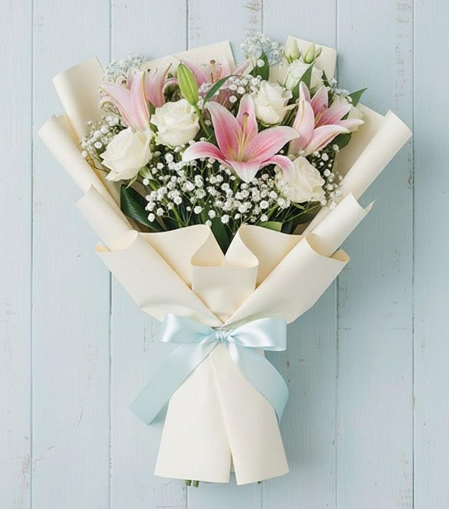 Букет цветов из: Лилии в Светогорске