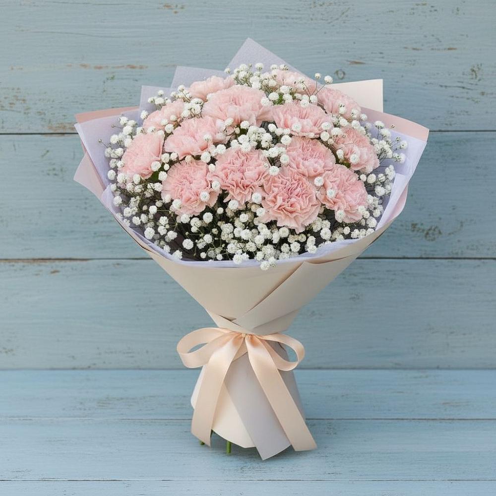 Букет цветов из: Гвоздики в Светогорске