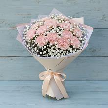 Букет цветов из:  Гвоздики в Светогорске
