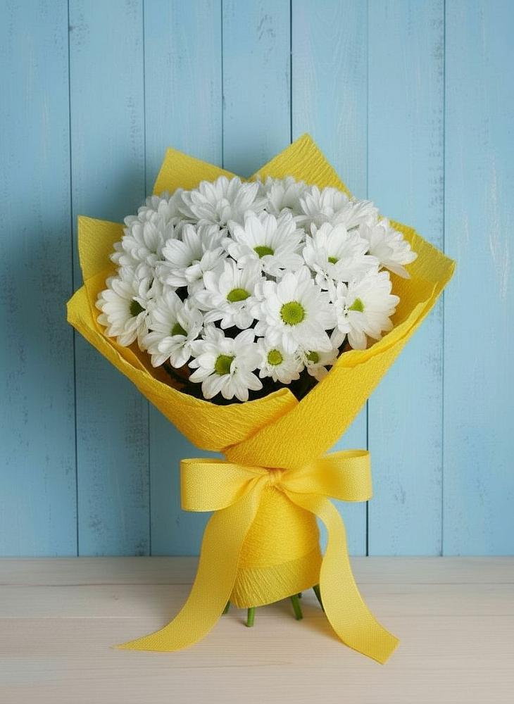 Букет цветов из: Хризантемы в Светогорске