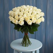Букет 51 Белая роза Эдлесс Лав #REPLACE_PRED# Светогорске