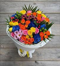 Букет цветов из:  Розы и Хризантемы в Светогорске