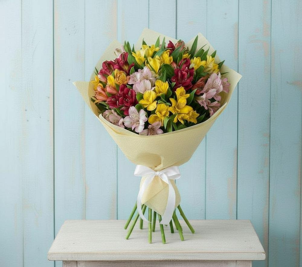 Букет цветов из: Альстромерии в Светогорске