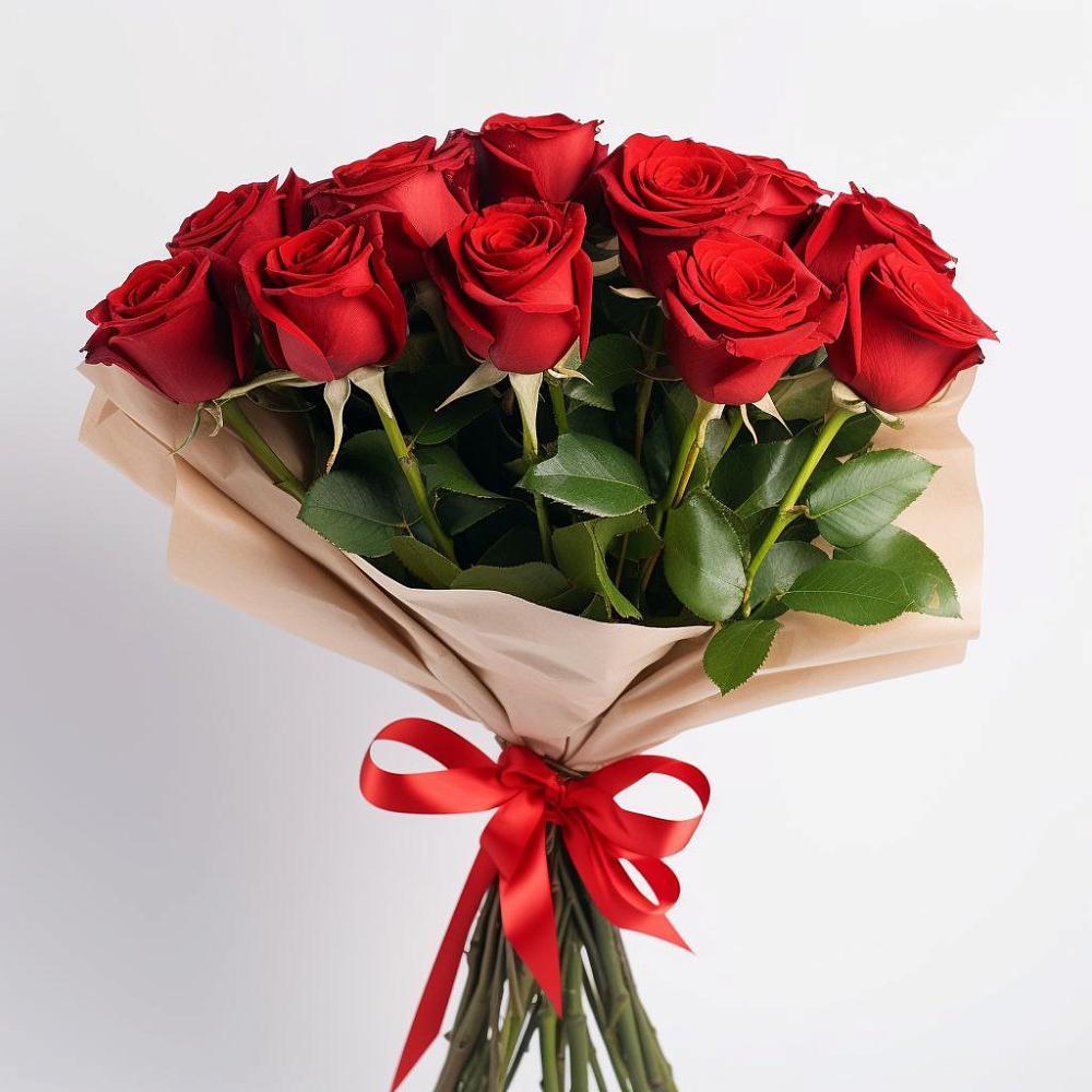 Букет 11 Красных роз Эдлесс Лав в Светогорске